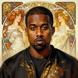 kanye west as a beautiful man, close neo classical art portrait, anime!!, fantasy, ultra detailed, symmetry, intricate, dynamic lighting, digital painting, digital art, digital painting, artstation, wlop, sharp focus, illustration, art by artgerm and greg rutkowski and alphonse mucha, 8 k