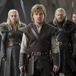luke skywalker as jon snow in game of thrones, 4 k