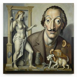 abstract sculpture by james jean and salvador dali and shusei nagaoka, oil on canvas, exquisitely intricate details, surrealism, neoclassicism, renaissance, hyper realistic, ultra detailed, cell shaded, 8 k