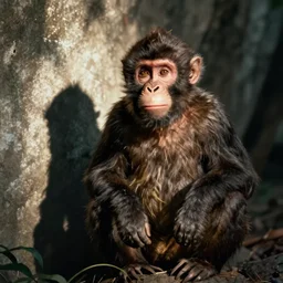 sigmund freud as a monkey
