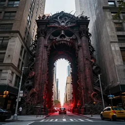 a portal to hell on the middle of manhattan