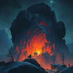 the dark matter. highly detailed, digital painting, watercolor, soviet realism, engraving, artstation, concept art, smooth, sharp focus, vivid grunge, manga, illustration, unreal engine 5, 8 k, art by bilibin and kilian eng and kuvshinov and malevich and mucha