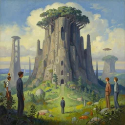a beautiful scenic masterpiece painting by artgerm and h. r. giger and zadislaw beksinski and wes anderson and spike jonze, trending on artstation