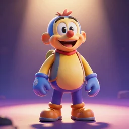 colorful full body shot of gizmo, trending on artstation, trending on deviantart ,cinematic backlighting, 8k, hyper detail, studio disney