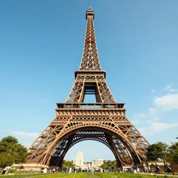 eiffel tower in the style of zelda breath of the wild