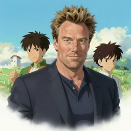 conan o'brien, portrait shinkai makoto studio ghibli studio key hideaki anno sakimichan stanley artgerm lau rossdraws james jean marc simonetti elegant highly detailed digital painting artstation pixiv