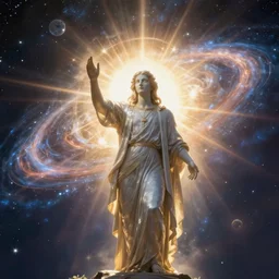 god creating the universe, artstation