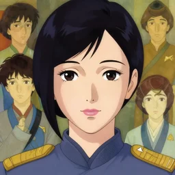 headshot of karen gillian, starfleet officer, kyoto animation still, finely illustrated face, intricately detailed features, digital painting, makoto shinkai, painted by ilya kuvshinov and katsura masakazu and alphonse mucha and satoshi kon