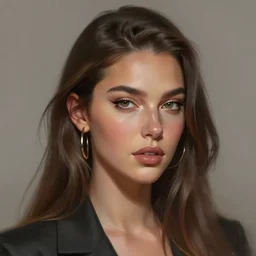 portrait of bella poarch as an architect highly detailed digital painting artstation concept art sharp focus illustration art by kittichai rueangchaichan irakli nadar