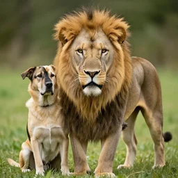 hybrid of lion and dog