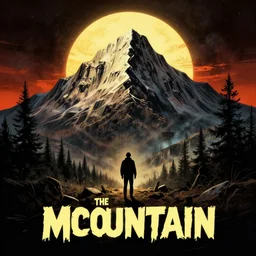 movie poster, fanart, promotional image the mountain, 3 0 s horror movie, digital art, trending on artstation