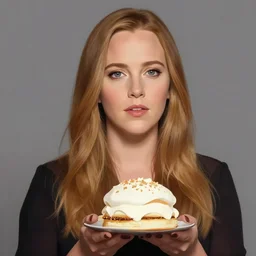 drew barrymore on a smore digital painting by arcimboldo