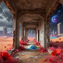 a beautiful hyperdetailed render of building city unfinished building abandoned corridor by claude lorrain, atlantis galactic desert hyperrealism vaporwave water earth tokyo thermal vision tundra infrared poppy wilderness cosmic sci - fi stormy liberty city, archdaily, wallpaper, highly detailed, trending on artstation.