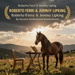 a single horse sat at a table, reading a book, cinematic lighting, evening sunlight, by roberto ferri and jeremy lipking, hyper detail, hyper realistic