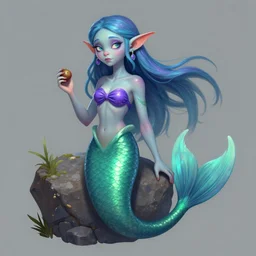 goblin mermaid, by senior concept artist, trending on artists artstation - 9