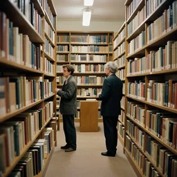 a photo of a library by berne becher and hilla becher