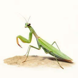 praying mantis, by pierre - joseph redoute
