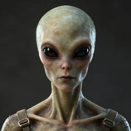 alien stealing element 1 1 5 from bob lazar, realistic artstyle, wide shot, dramatic lighting, octane render, hyperrealistic, high quality, highly detailed, hd, beautiful, cinematic, 8 k, unreal engine, facial accuracy, symmetrical
