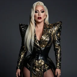 lady gaga fashion photoshoot by nick knight editorial studio lighting Highly realistic. High resolution. Highly detailed. Dramatic. 8k.4k.