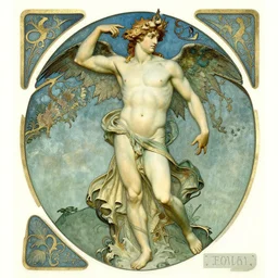 artnouveau the great god pan in nature high resolution