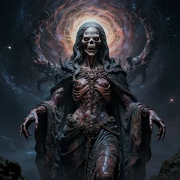 the transcendent being embodying wisdom, photorealistic, detailed photography, divinity, awful, cosmic horror, religious art