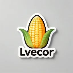 logo design, corn kernels, artstation, designer art, concept art, company logo, lvecor art, shopping brand logo