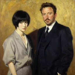 ben affleck, painting by j. c. leyendecker, yoji shinkawa, katayama bokuyo
