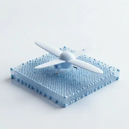 glider in an artificial life continuous cellular automata