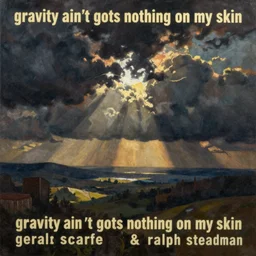 a detailed painting titled gravity ain't got nothing on my skin by gerald scarfe and ralph steadman