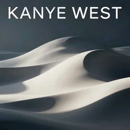 album cover of a brand new album by Kanye West, abstract