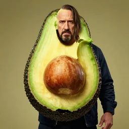 an avocado chuck norris