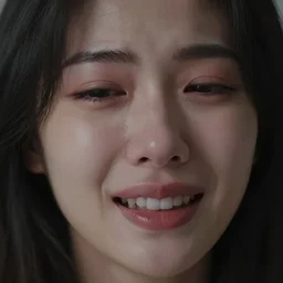 photo of a beautiful face of someone crying uncontrollably, emotional, dslr, hyper focus