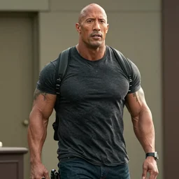 promotional image of dwayne johnson as john madden from the new denis villeneuve biopic movie'john madden'( 2 0 2 2 )