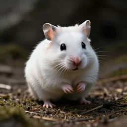 white hamster as harry potter