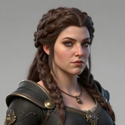 plump female dwarven noblewoman | complex braided hairstyle | hyperdetailed | jeff easley | bust portrait | dungeons and dragons |