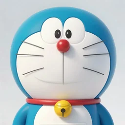 hyper realistic portrait of doraemon, symmetric cinematic, artstation, cgsociety, full head, greg rutkowski, james gurney, mignola, craig mullins, brom