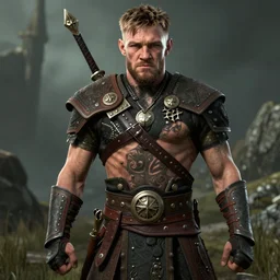 connor mcgregor as a skyrim npc, pc screenshot