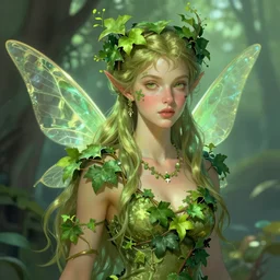 portrait of mariel hemingway as titania, summer queen. faerie queen. queen of light, green, poison ivy, made by caravaggio stanley artgerm lau wlop rossdraws artstation cgsociety concept art cgsociety octane render