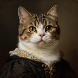 professional digital art of realistic nyan cat by leonardo da vinci and rembrandt, detailed, painting, stunning, wow, epic, detailed, gorgeous, artstation, cgsociety, much wow, much detail, masterpiece