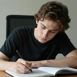 Ethan Smith writing his next guide, (EOS 5DS R, ISO100, f/8, 1/125, 84mm, postprocessed, aesthetic, facial features)