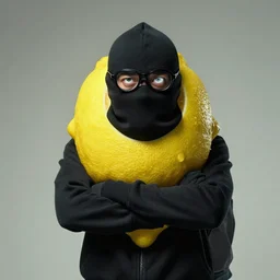 a robber that looks like a lemon