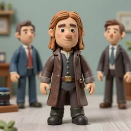product photography of a claymation action figure morgan freeman aragorn, depth of field, zeiss lens, detailed, centered, by erwin olaf, joop geesink, wes anderson, breathtaking, 8 k resolution, extremely detailed, beautiful, establishing shot, realistic materials, hyperrealistic