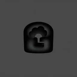 minimalistic black logo