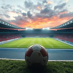 a soccer pitch
