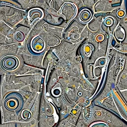 wisps in the style of Scott Draves