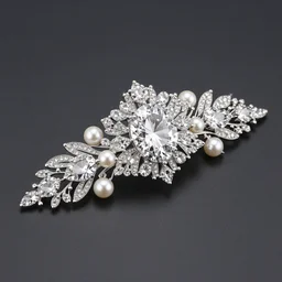 a beautiful photorealistic diamond hair accessories made of platinum glowing in sparkles with heavenly notes neo rococo, pearls and shells, highly detailed sailor moon aesthetic, fantasy, intricate, elegant, highly detailed, digital painting, artstation, concept art, matte, sharp focus, illustration