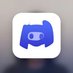 the discord icon as a real person