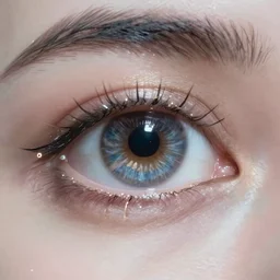 Cybernetic human eye. Intricate. Very detailed 8k. Fantasy cyberpunk horror. Sharp. Cinematic post-processing. Unreal engine. Nanite. Ray tracing. Parallax. Tessellation