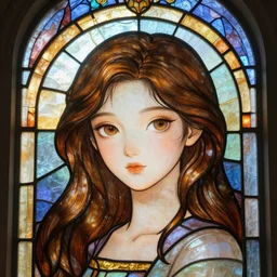 exploding stained glass window by donato giancola, fantasy, photorealistic, octane render, unreal engine, dynamic lighting, cute face, beautiful girl, beautiful, wlop, cute, perfect factions, perfect woman, trending on artstation, poster, volumetric lighting, very detailed faces, 4 k, award winning