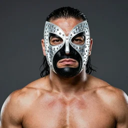 glamour shot of luchador portrait photograph by erwin olaf